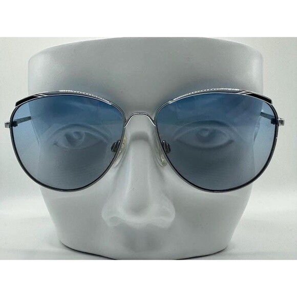 NEW Vintage Oversize Sunglasses | Non RX Blue Fade Lens Oscar de la Renta 1980s main image 4